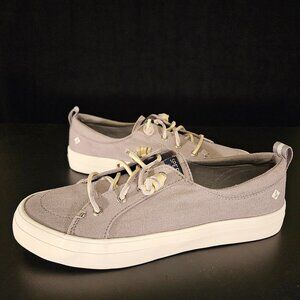 New Gray Sperry Lace-Up Size 9-1/2M